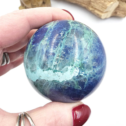 Large Quantum Quattro Sphere – Emotional Healing, Heart Chakra Balance & Spiritual Growth Crystal, 86mm