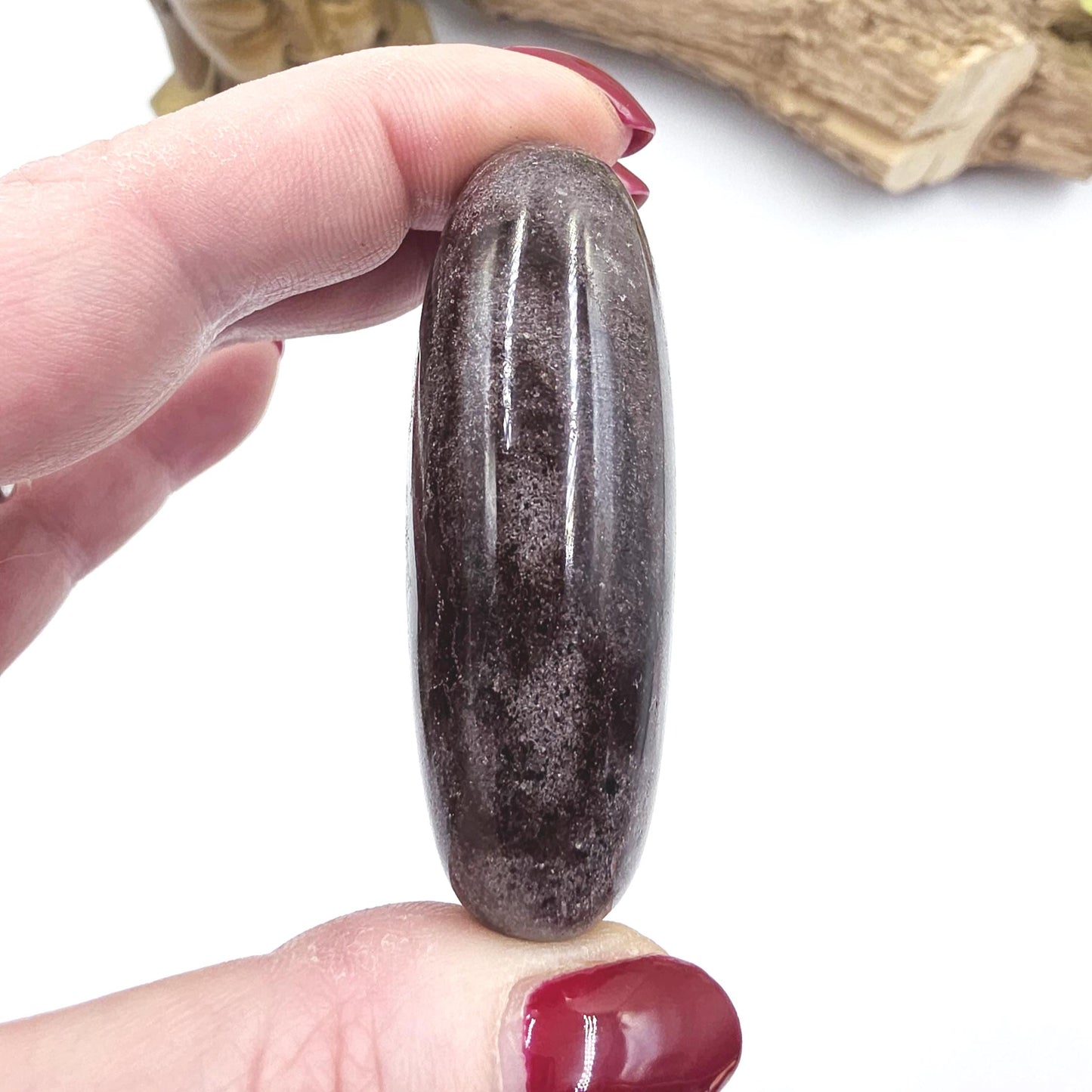 High Grade Thousand Layer Garden Quartz (Lodolite) Palm Stone – Spiritual Growth & Energy Amplification Crystal, 70g