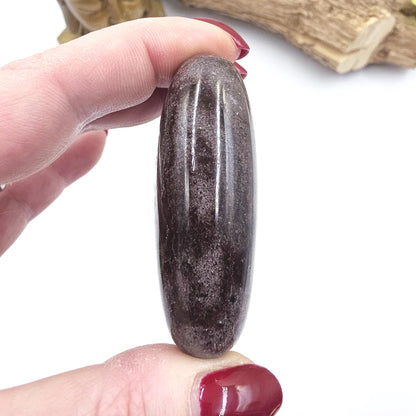 High Grade Thousand Layer Garden Quartz (Lodolite) Palm Stone – Spiritual Growth & Energy Amplification Crystal, 70g