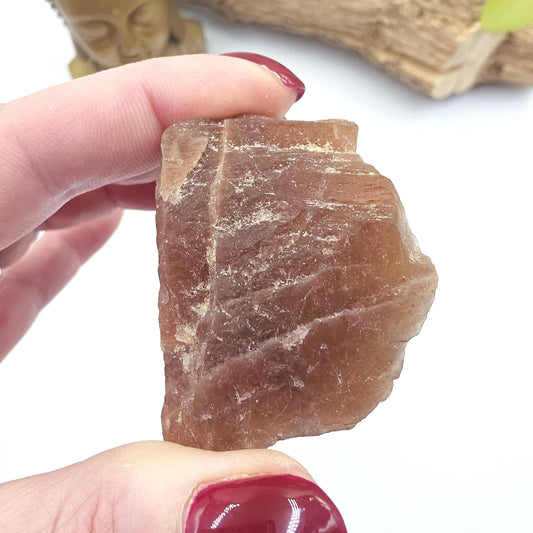 Sparkly Raw Sunstone Specimen – Joy, Confidence & Positive Energy Natural Crystal Piece, 60g