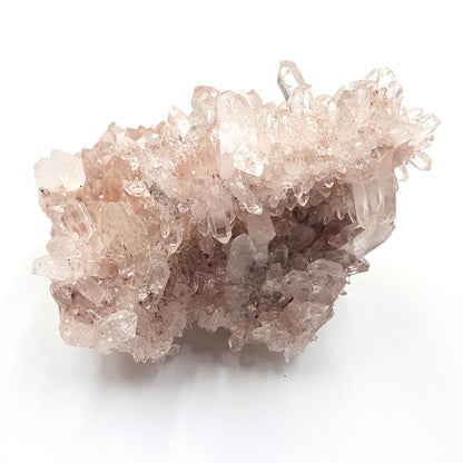 Rare Sparkly Pink Lemurian Quartz Cluster – Spiritual Awakening, Healing & Energy Amplification Crystal, 275g