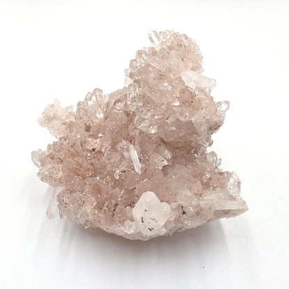 Rare Sparkly Pink Lemurian Quartz Cluster – Spiritual Awakening, Healing & Energy Amplification Crystal, 275g