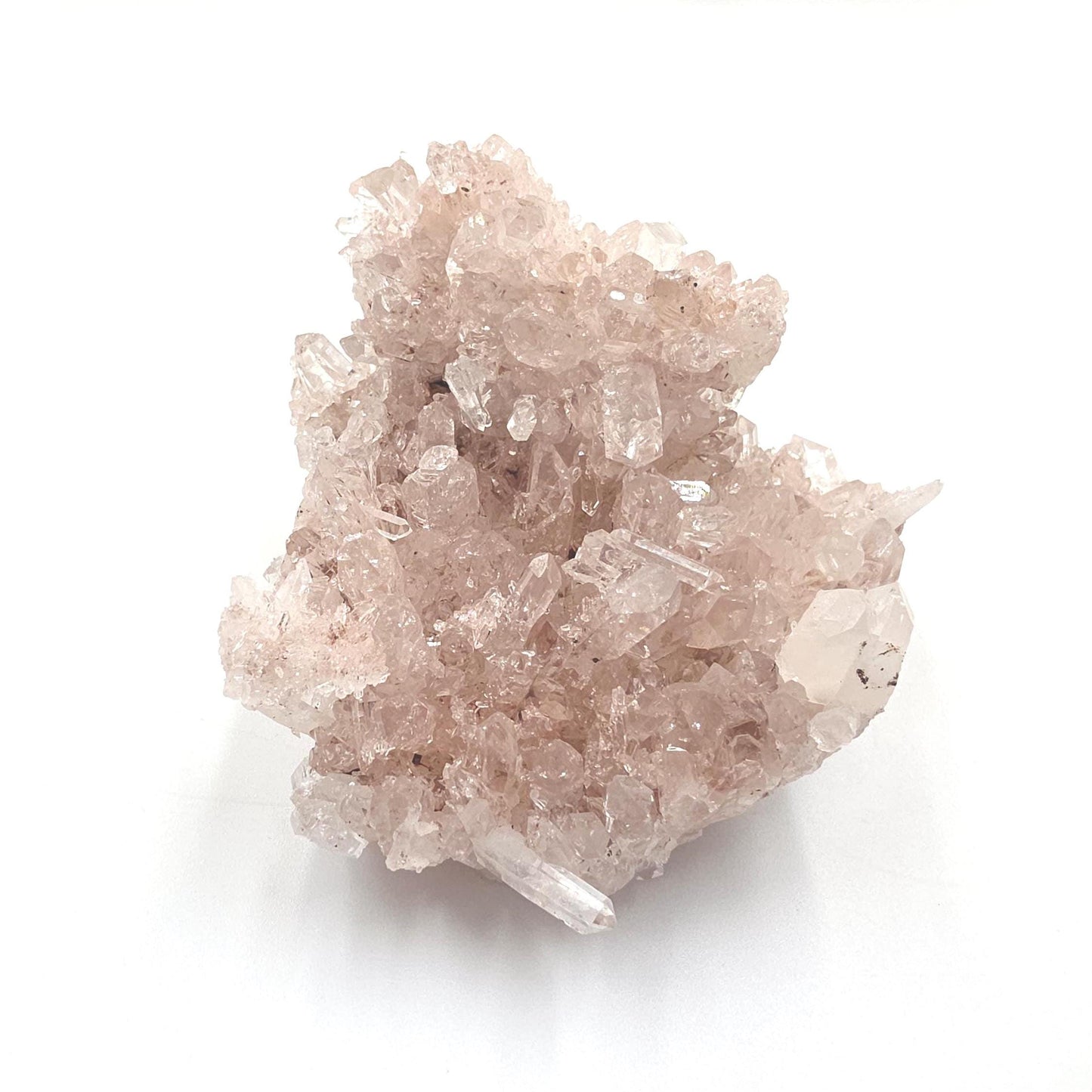 Rare Sparkly Pink Lemurian Quartz Cluster – Spiritual Awakening, Healing & Energy Amplification Crystal, 275g