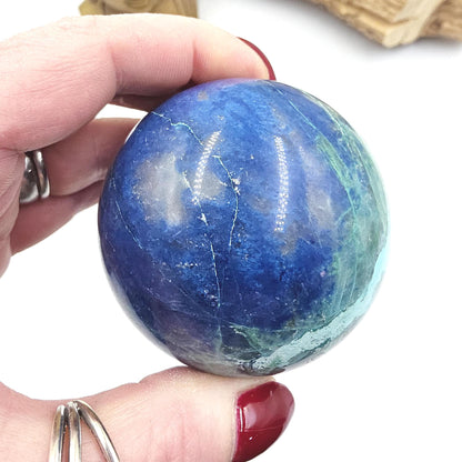 Large Quantum Quattro Sphere – Emotional Healing, Heart Chakra Balance & Spiritual Growth Crystal, 86mm