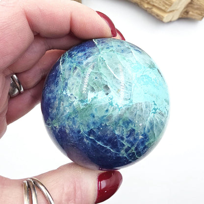 Large Quantum Quattro Sphere – Emotional Healing, Heart Chakra Balance & Spiritual Growth Crystal, 86mm