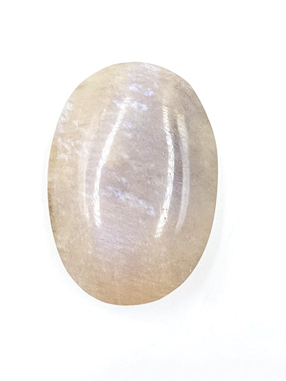Blue Moonstone Palm Stone – Intuition, Emotional Balance & Crown Chakra Crystal, 160g
