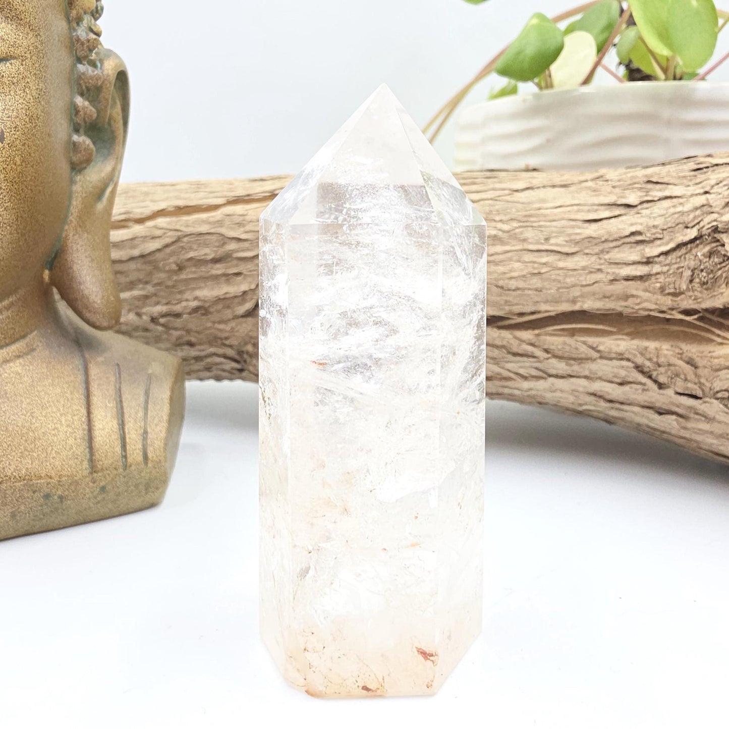 Pink Himalyan Quartz Tower – Heart Chakra, High Vibration & Spiritual Awakening Crystal, 145g