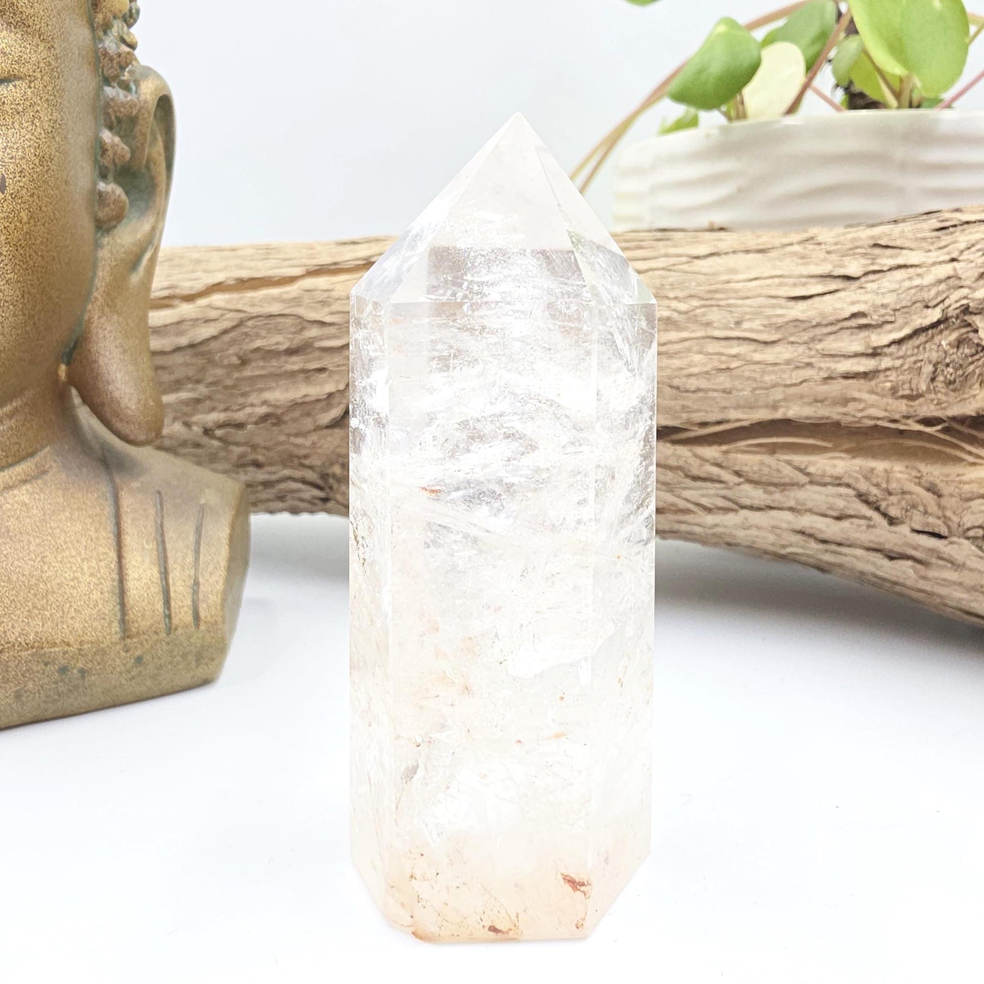 Pink Himalyan Quartz Tower – Heart Chakra, High Vibration & Spiritual Awakening Crystal, 145g