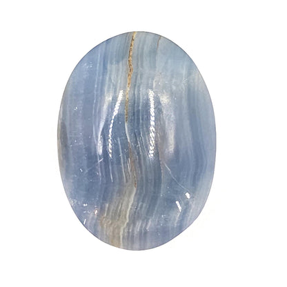 Blue Onyx Palm Stone – Calm, Strength & Throat Chakra Energy Crystal, 70g