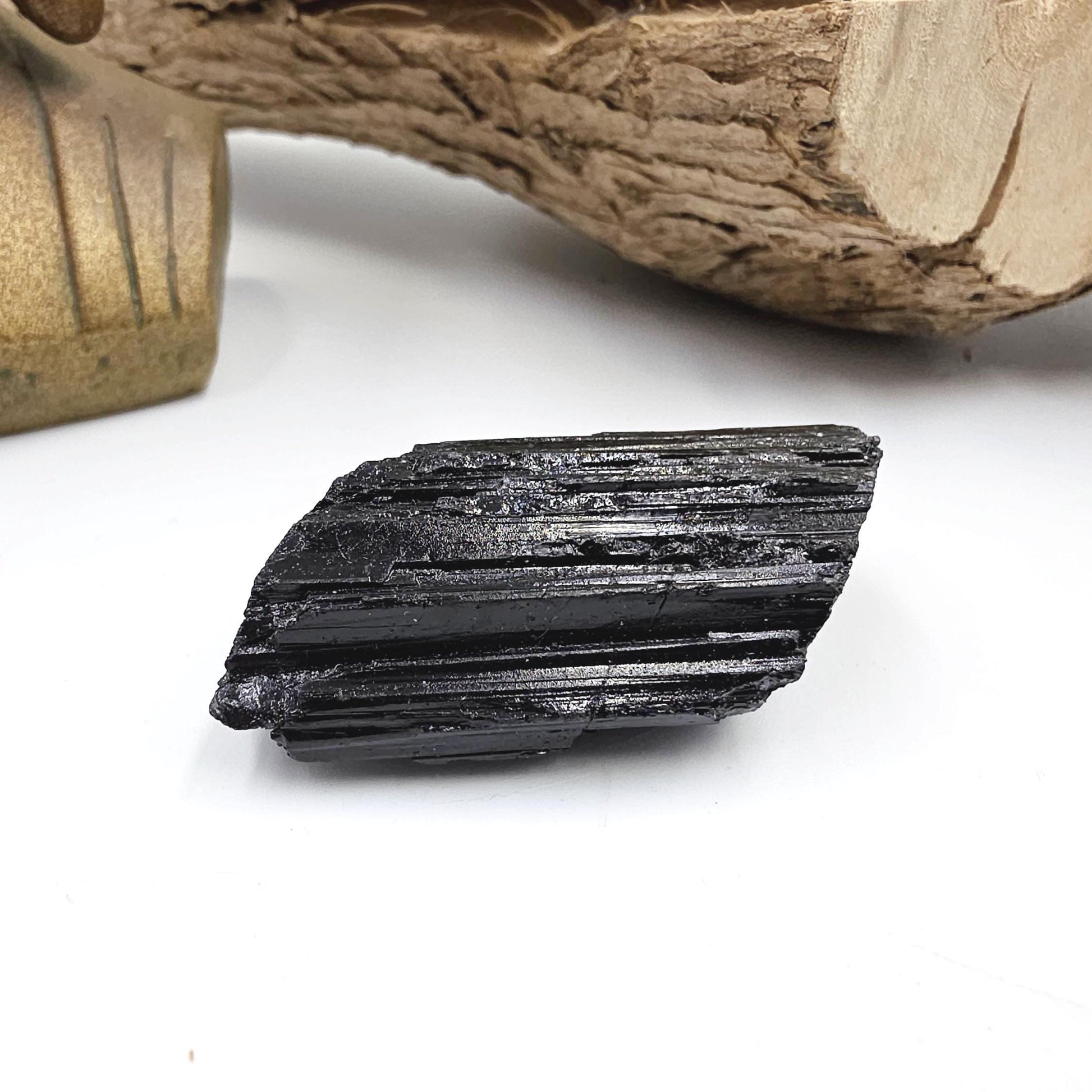 Little Raw Black Tourmaline Specimen - Natural Protection and Grounding Crystal, 50g