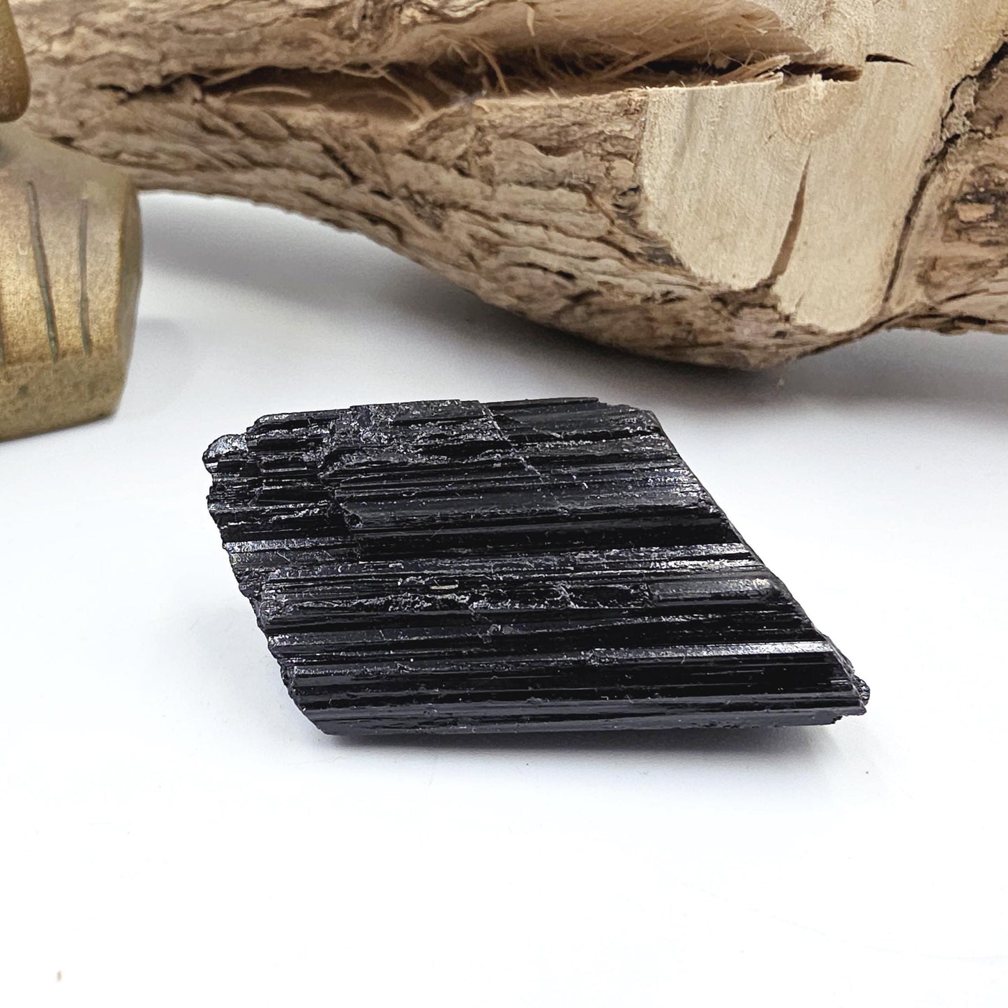 Little Raw Black Tourmaline Specimen - Natural Protection and Grounding Crystal, 50g
