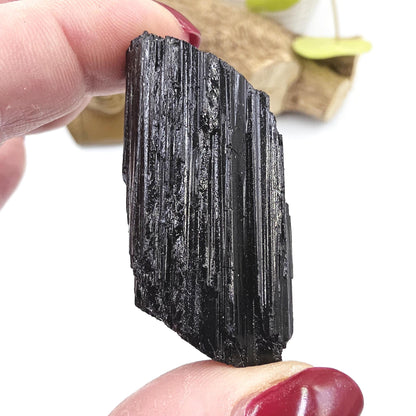 Little Raw Black Tourmaline Specimen - Natural Protection and Grounding Crystal, 50g