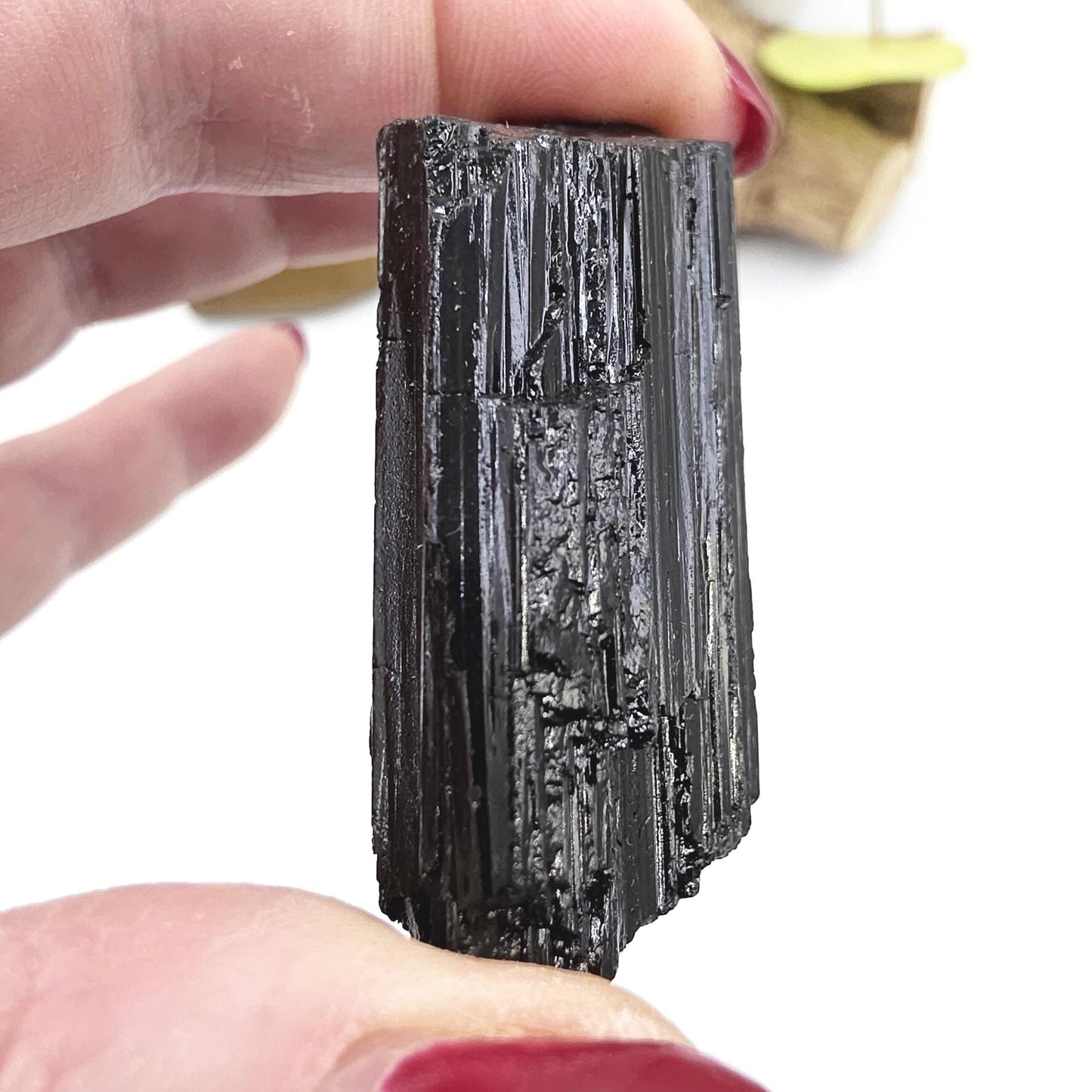 Little Raw Black Tourmaline Specimen - Natural Protection and Grounding Crystal, 50g
