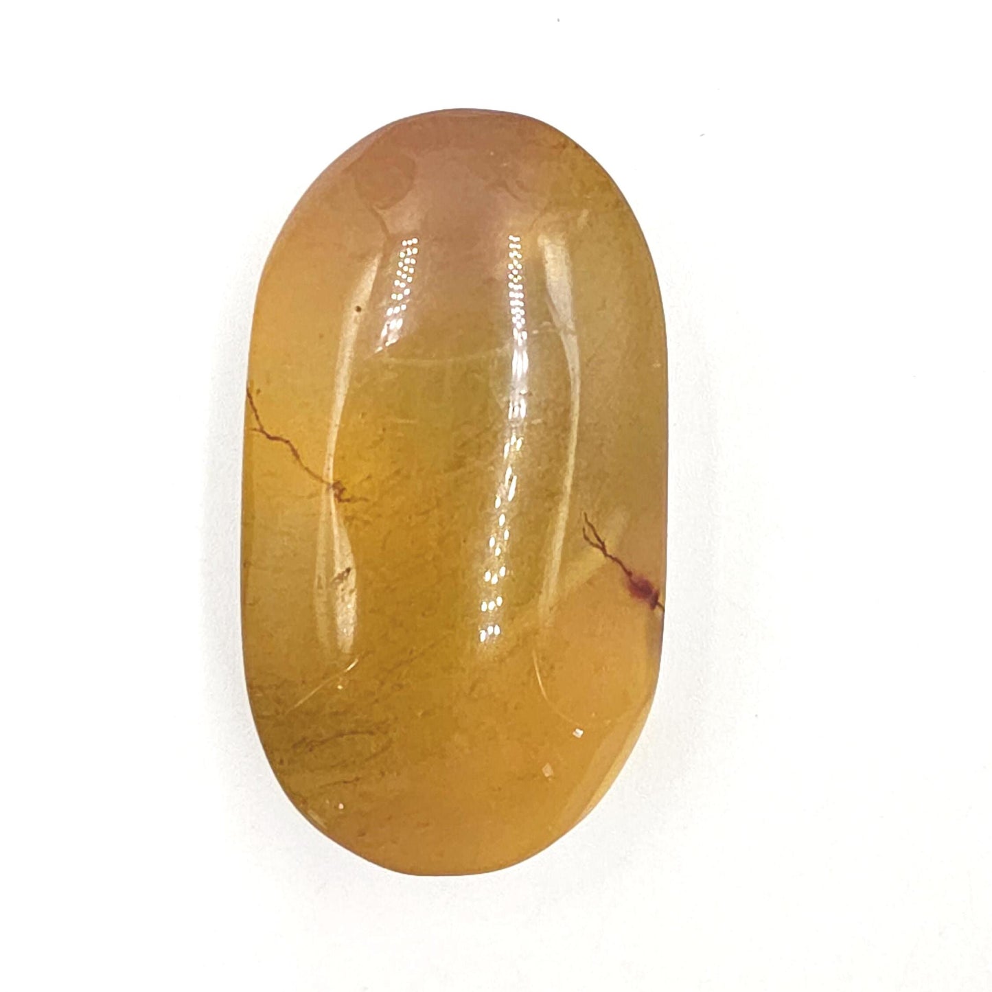Mookaite Jasper Palm Stone - Grounding and Vitality Healing Crystal, 65g