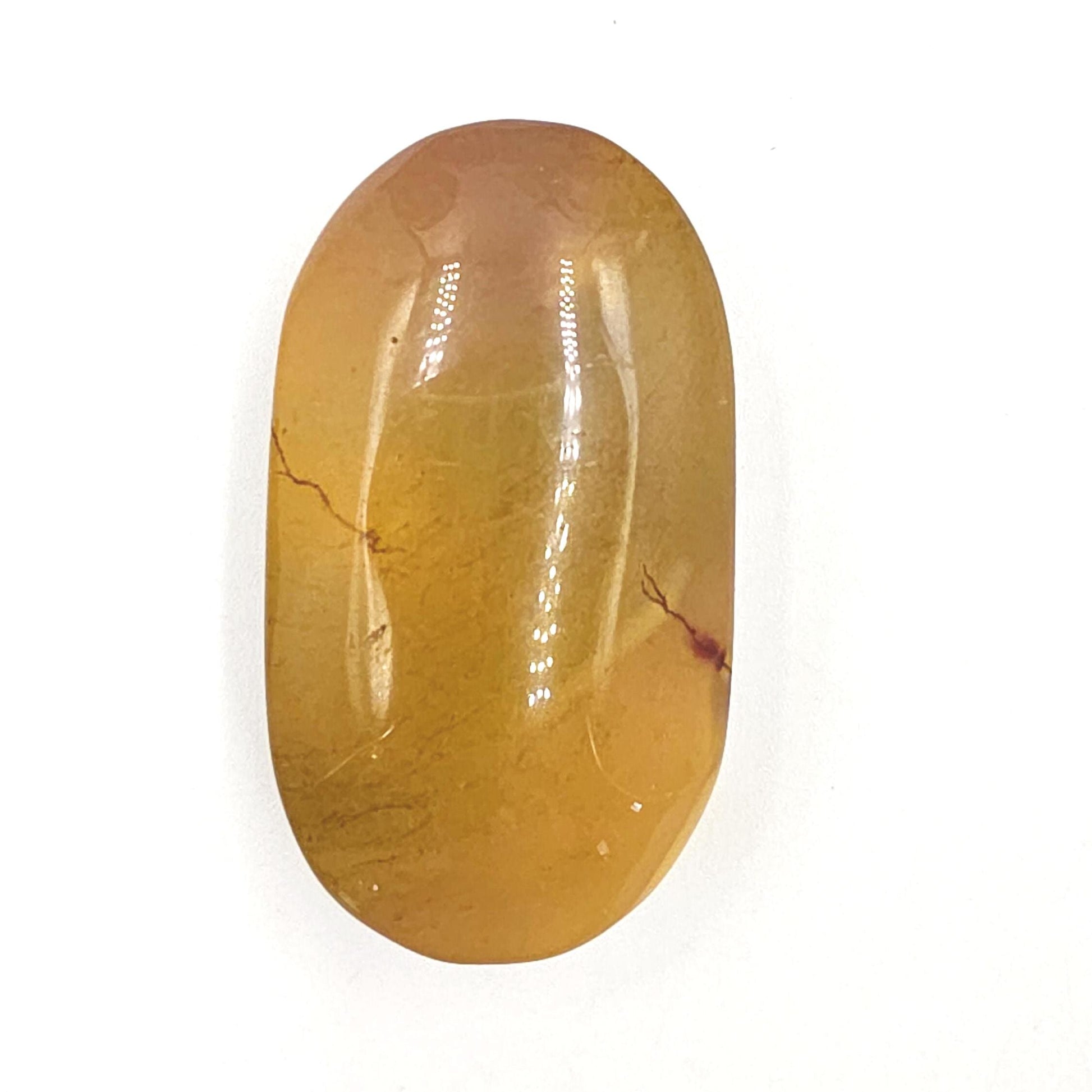 Mookaite Jasper Palm Stone - Grounding and Vitality Healing Crystal, 65g
