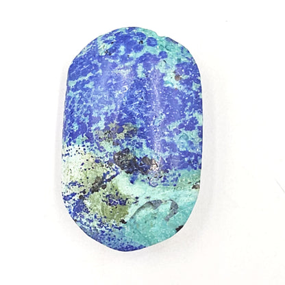 Little Rare Azurite Palm Stone - Intuition & Spiritual Insight Third Eye Chakra Crystal - 30g