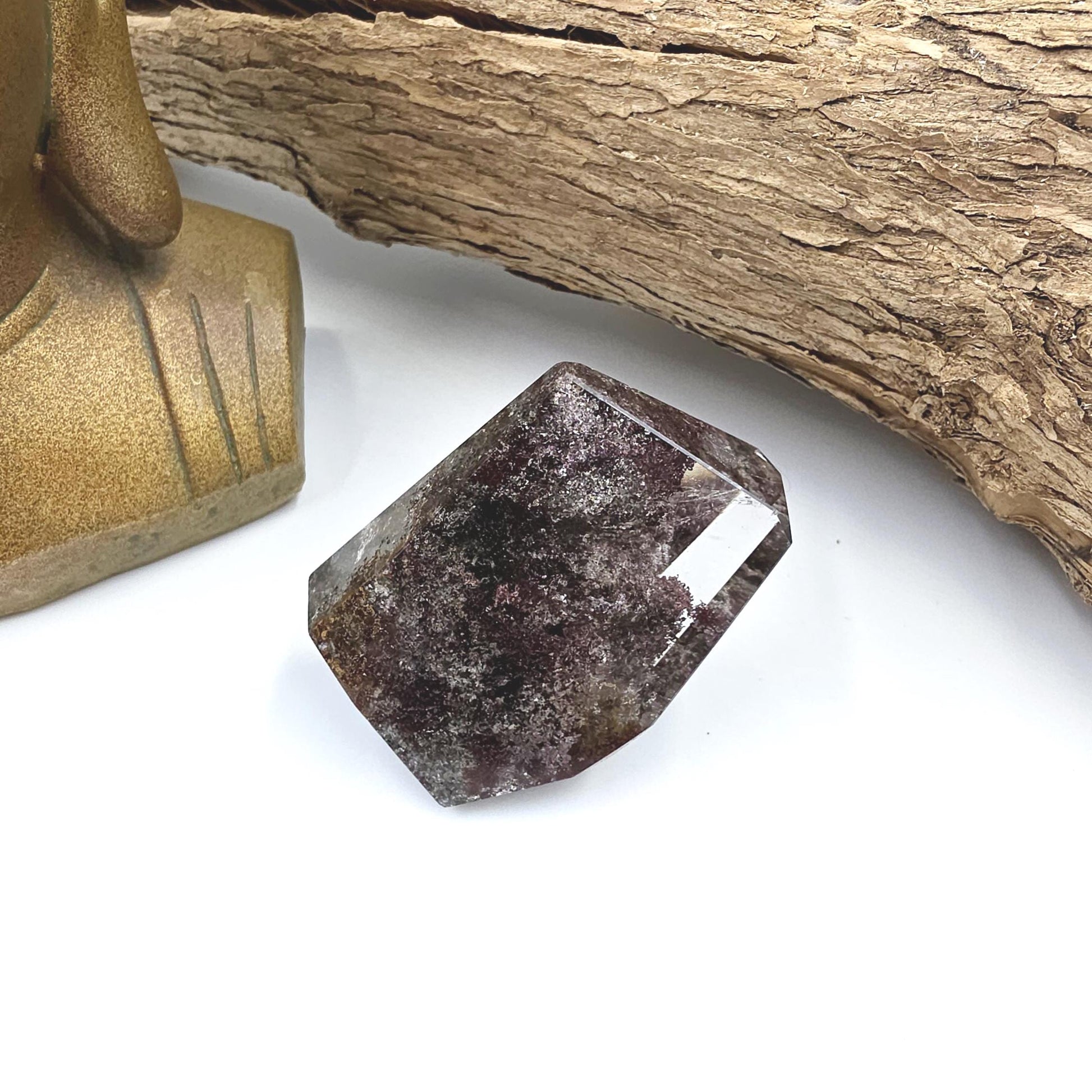 High Grade Garden Quartz (Lodolite) Freeform – Manifestation, Inner Vision & Grounded Energy Crystal, 75g