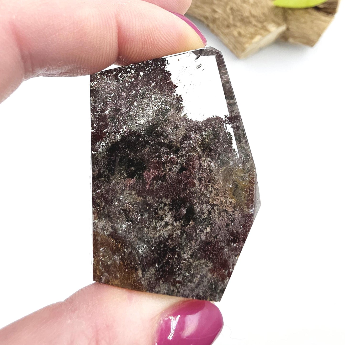 High Grade Garden Quartz (Lodolite) Freeform – Manifestation, Inner Vision & Grounded Energy Crystal, 75g