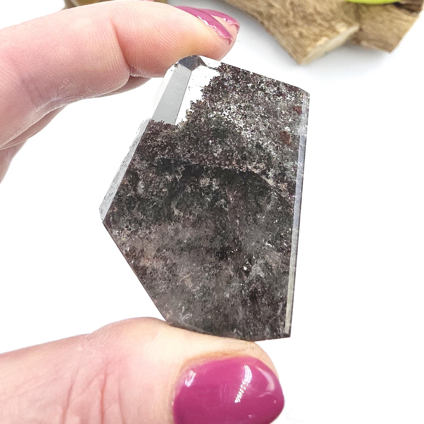 High Grade Garden Quartz (Lodolite) Freeform – Manifestation, Inner Vision & Grounded Energy Crystal, 75g