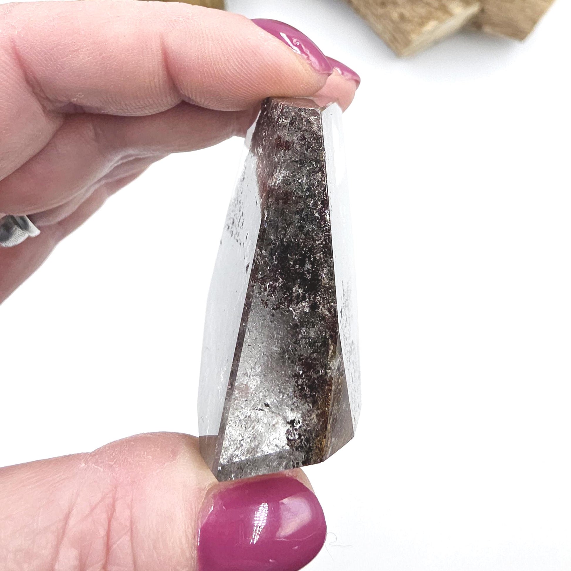High Grade Garden Quartz (Lodolite) Freeform – Manifestation, Inner Vision & Grounded Energy Crystal, 75g