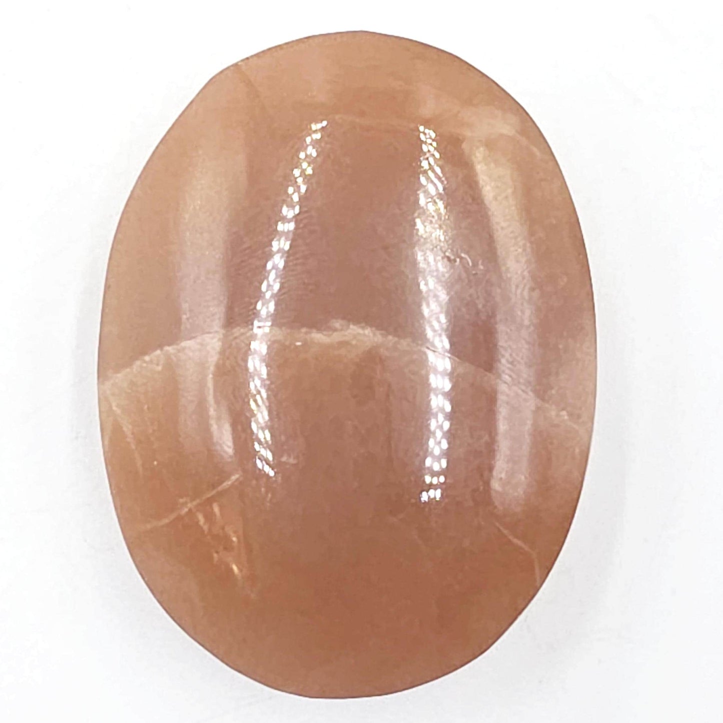 High Grade Peach Moonstone with Gold Sunstone Palm Stone – Intuition, Joy & Sacral Chakra Crystal, 95g