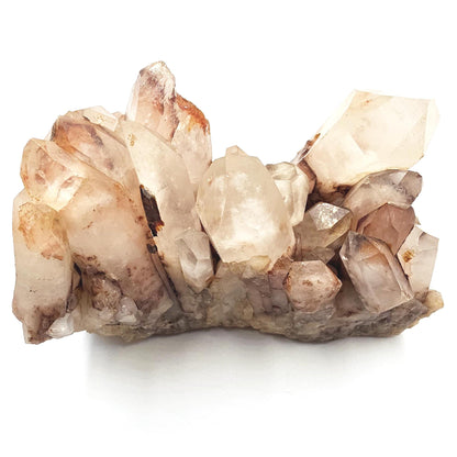 Large Raw Fire Quartz Cluster – Strength, Confidence & Root Chakra Energy Crystal, 1030g