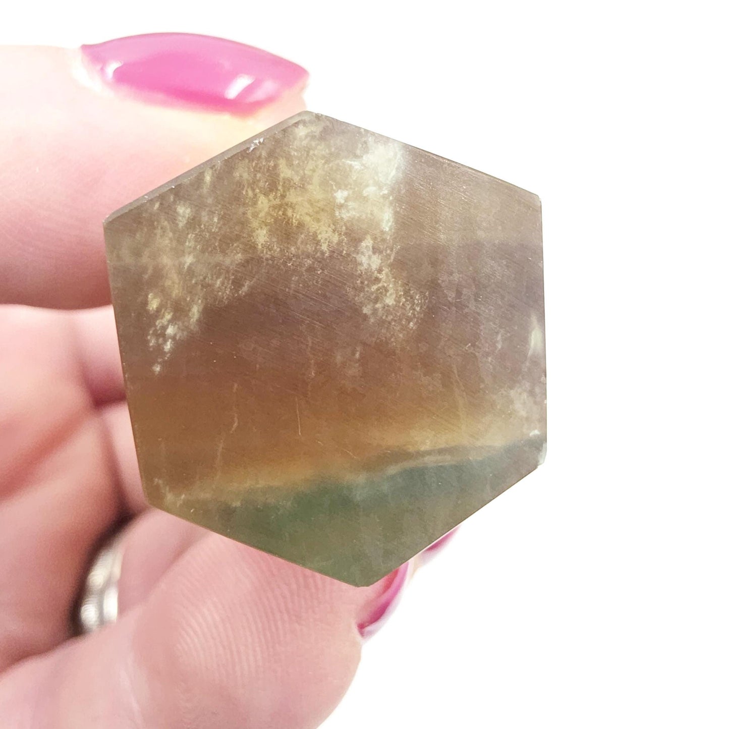 Green and Yellow Fluorite Tower (Jackfruit Fluorite) – Clarity, Positivity & Harmony Crystal Point, 7cm