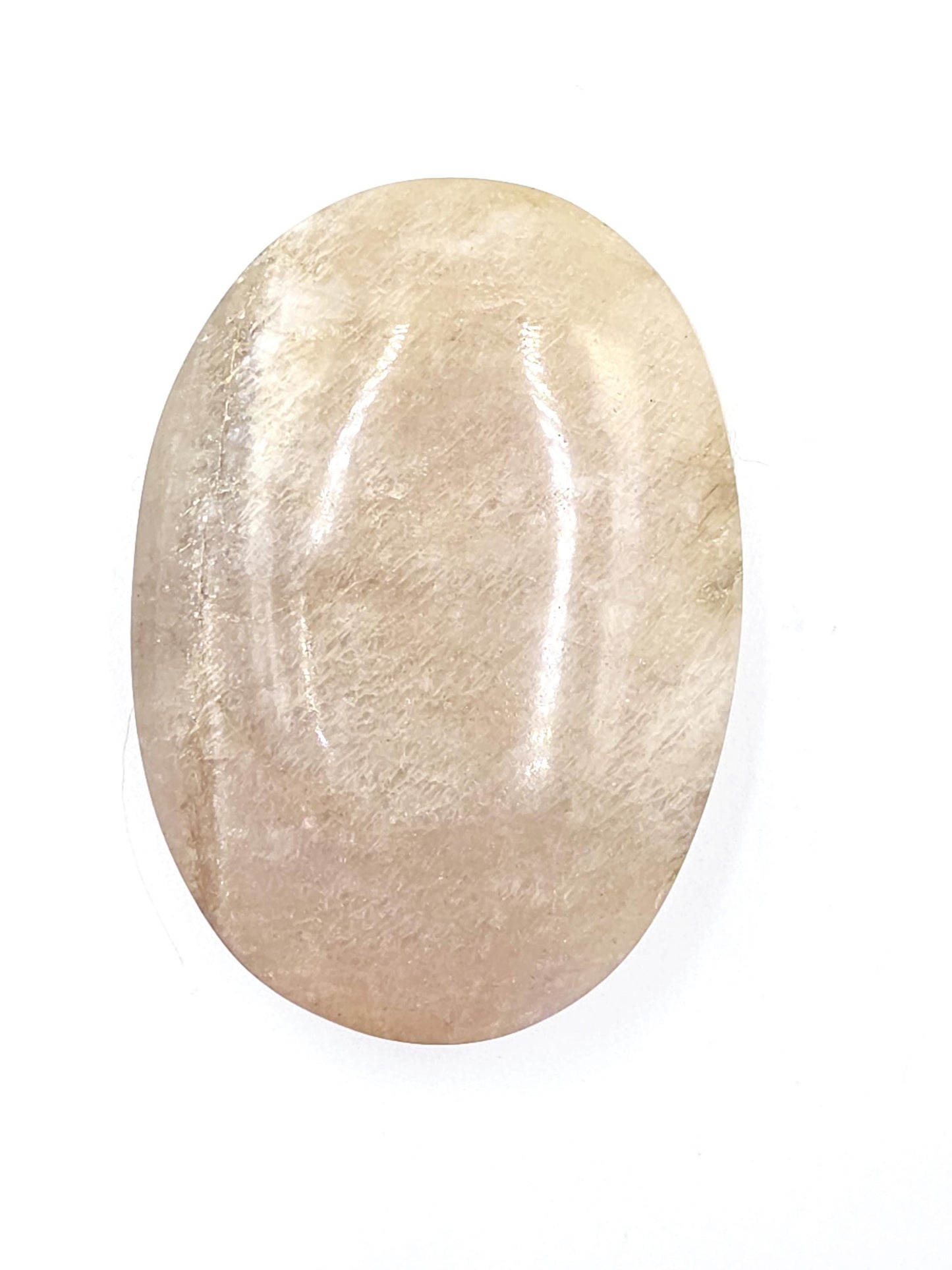Blue Moonstone Palm Stone – Intuition, Emotional Balance & Crown Chakra Crystal, 160g