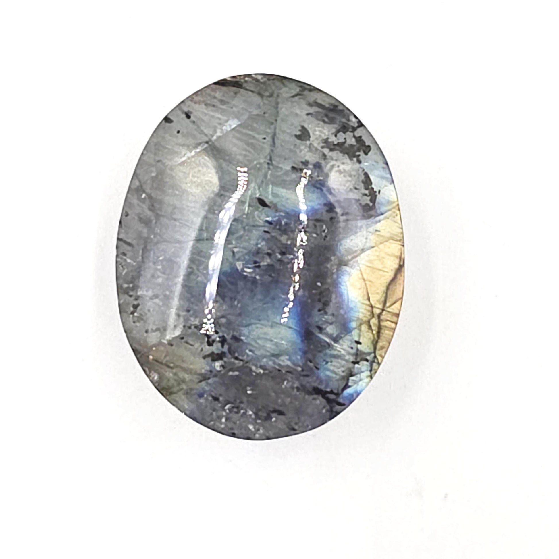 Little High Grade Labradorite Palm Stone – Protection, Intuition & Transformation Crystal, 40g