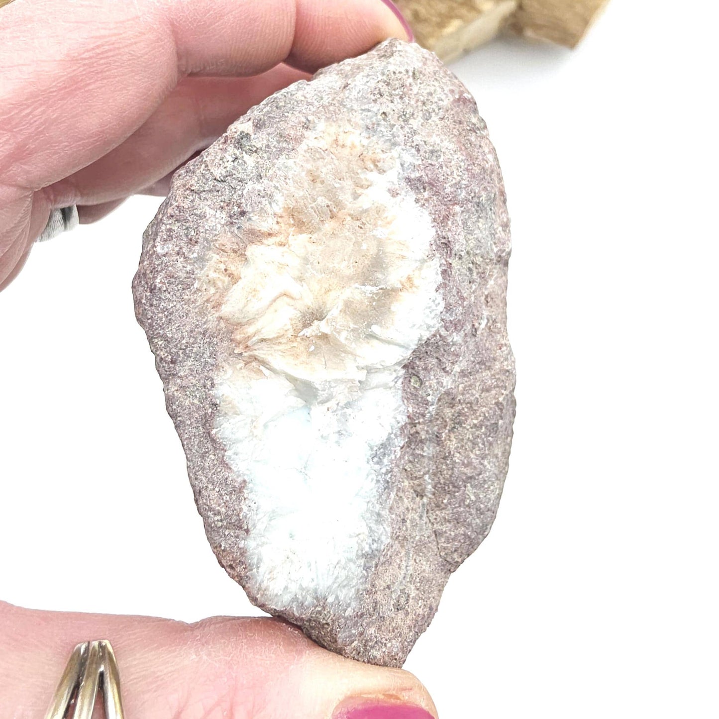 Raw Larimar Specimen – Calm, Communication & Soothing Ocean Energy Crystal, 235g
