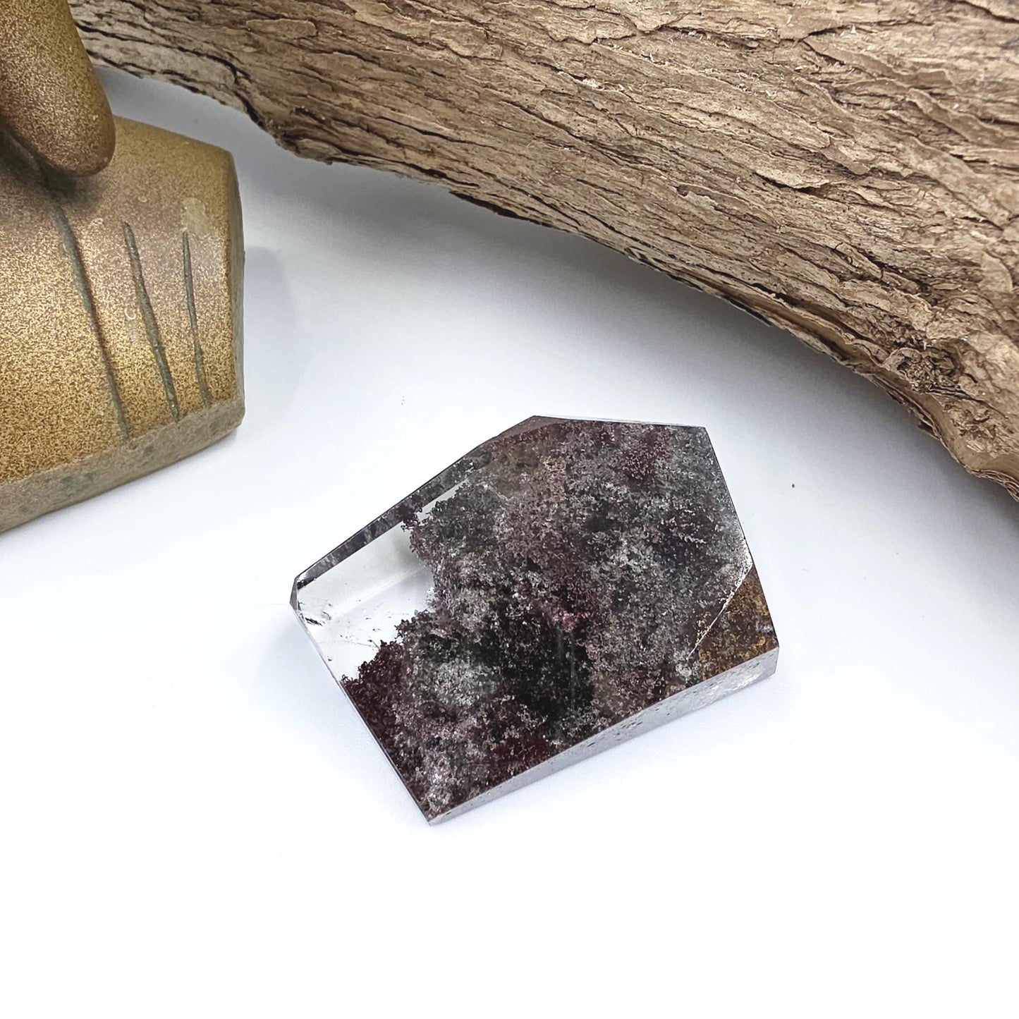 High Grade Garden Quartz (Lodolite) Freeform – Manifestation, Inner Vision & Grounded Energy Crystal, 75g