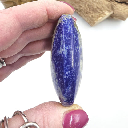 Lapis Lazuli Palm Stone - Wisdom & Truth Third Eye Chakra Crystal - 100g