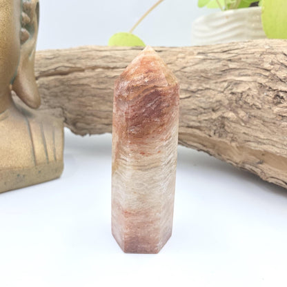 Thousand Layer Garden Quartz (Lodolite) Tower – Manifestation, Growth & Spiritual Journey Crystal, 7cm