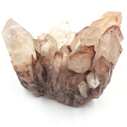 Large Raw Fire Quartz Cluster – Strength, Confidence & Root Chakra Energy Crystal, 1030g