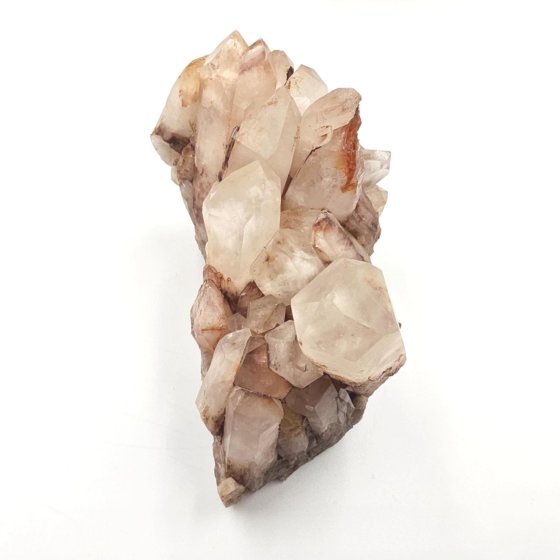 Large Raw Fire Quartz Cluster – Strength, Confidence & Root Chakra Energy Crystal, 1030g