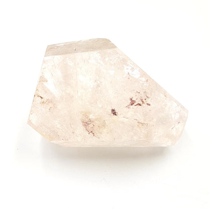 Pink Lemurian Quartz Freeform with Rainbow Flashes – Spiritual Growth, Love & Energy Amplification Crystal, 155g