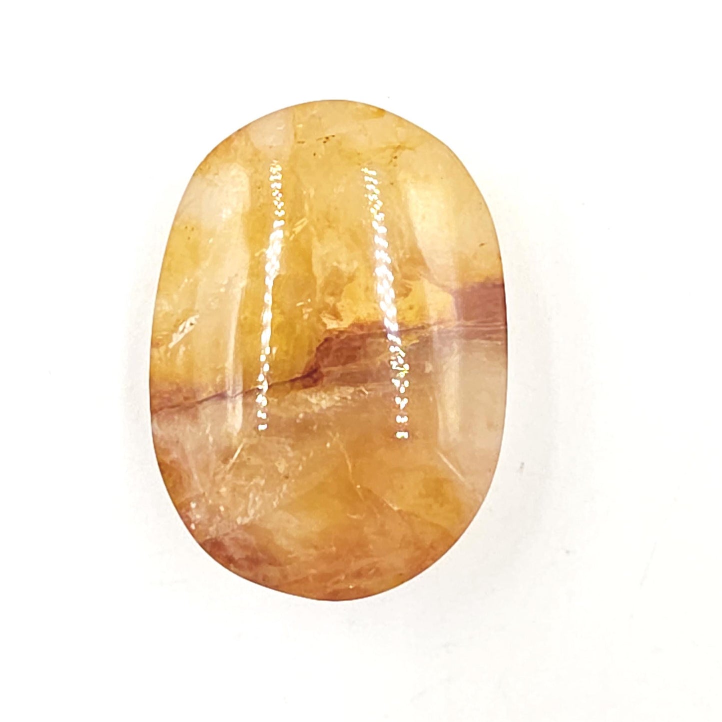 Little Golden Healer Palm Stone – Deep Healing & Spiritual Balance Crystal, 40g
