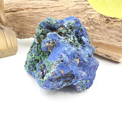 Sparkly Raw Azurite Specimen – Intuition, Insight & Third Eye Chakra Crystal, 240g