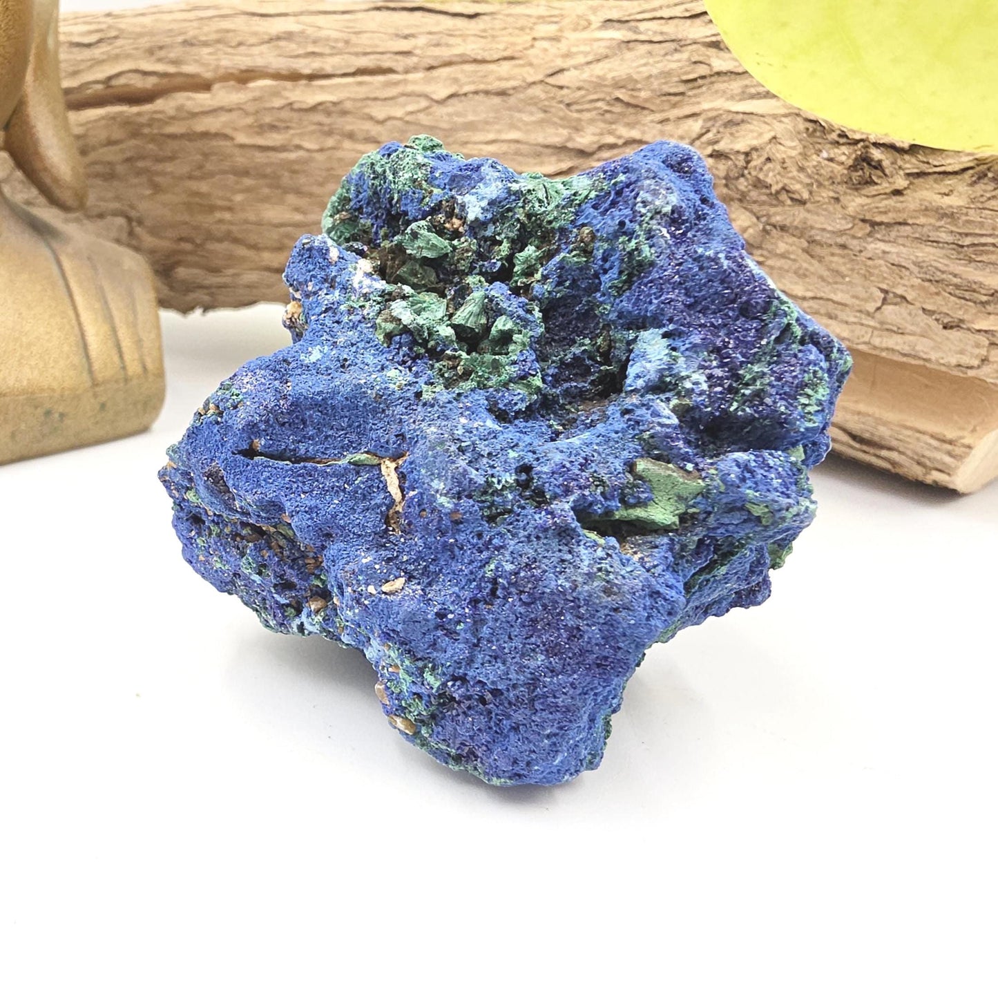 Sparkly Raw Azurite Specimen – Intuition, Insight & Third Eye Chakra Crystal, 240g