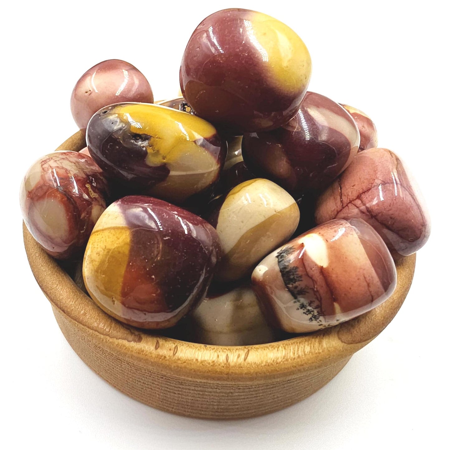 Mookaite Jasper Tumble Stones – Strength, Stability & Root Chakra Crystal, 2-3cm