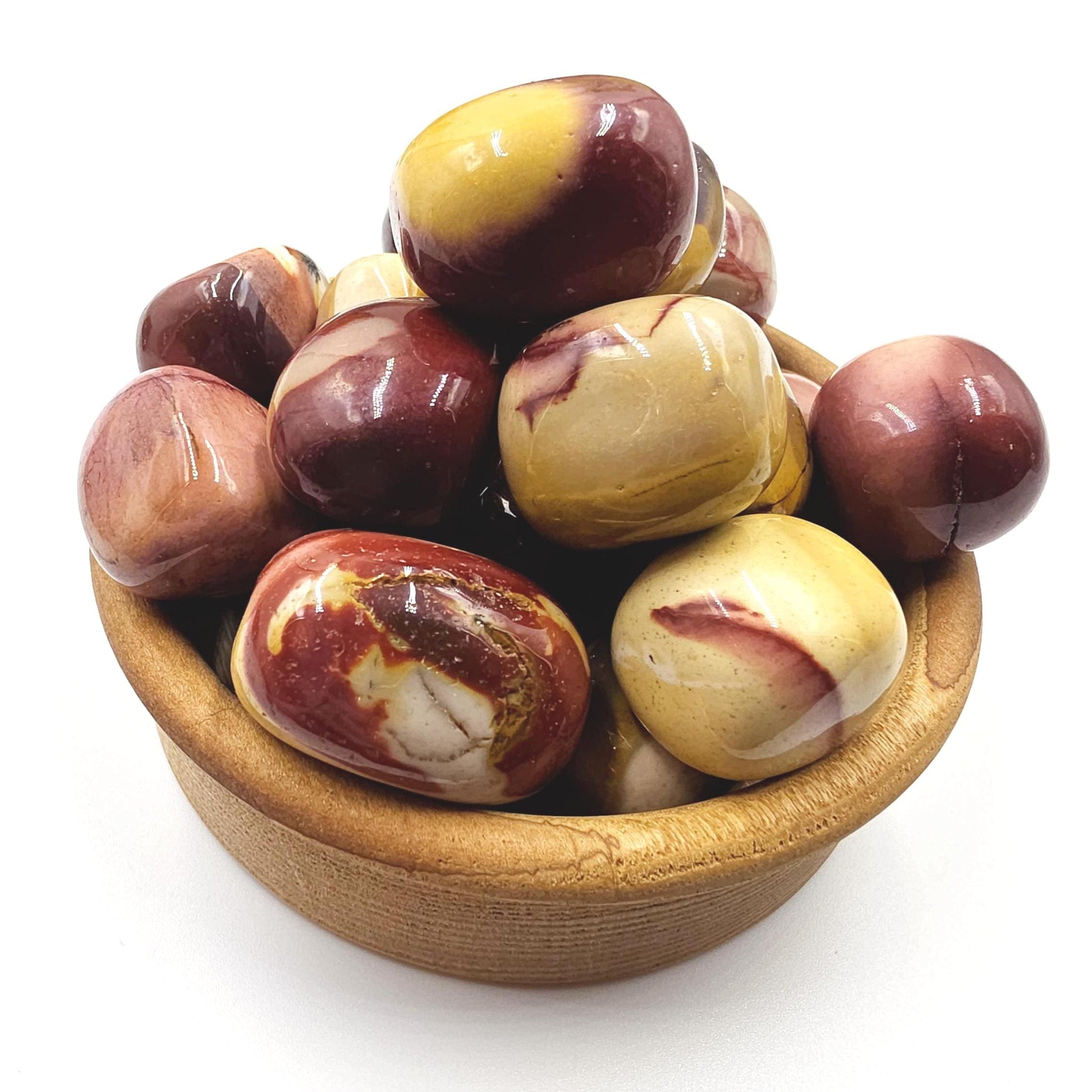 Mookaite Jasper Tumble Stones – Strength, Stability & Root Chakra Crystal, 2-3cm