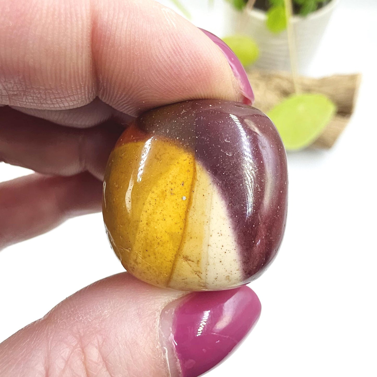 Mookaite Jasper Tumble Stones – Strength, Stability & Root Chakra Crystal, 2-3cm