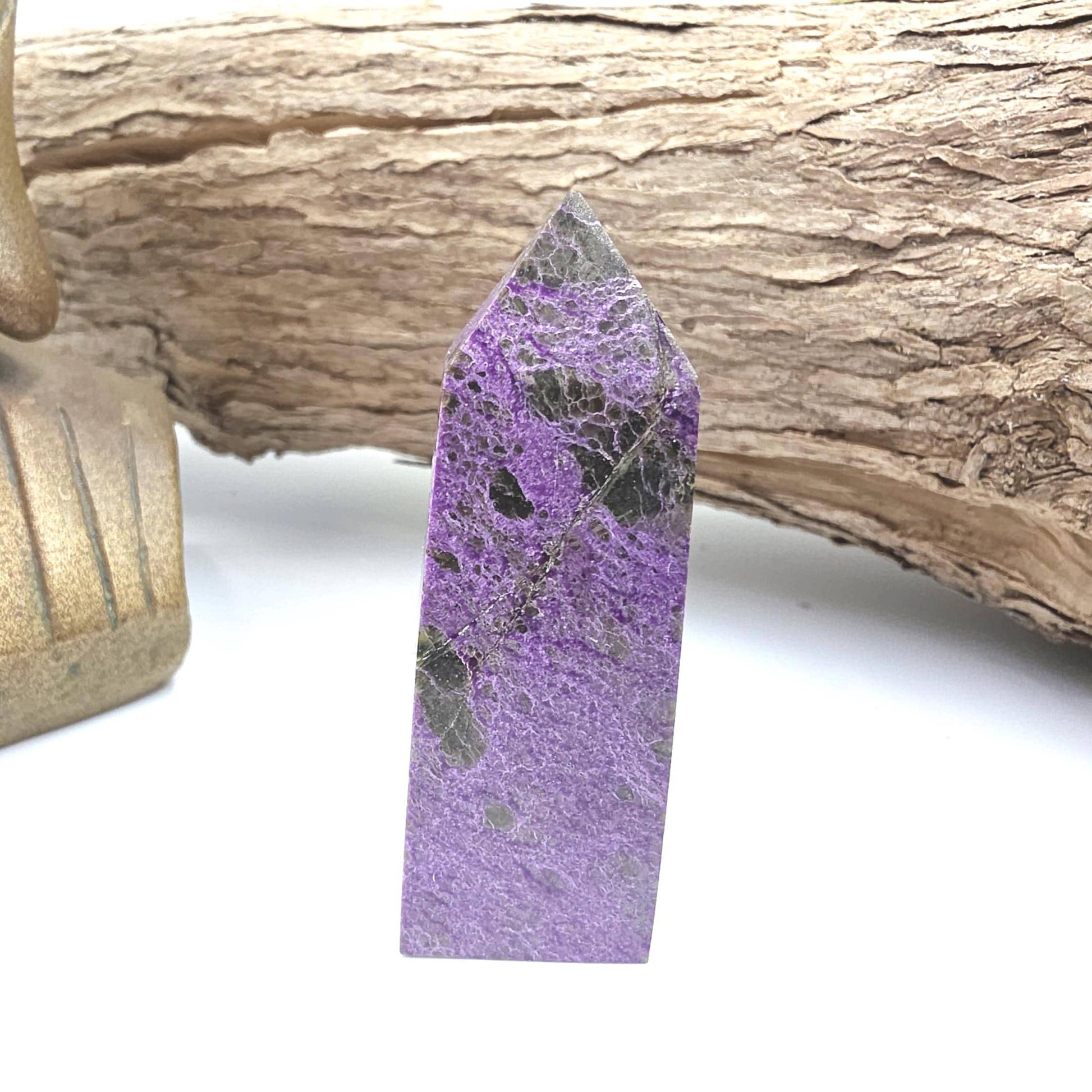 Mini Stichtite Tower - Heart Chakra and Emotional Healing - 5cm