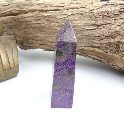 Mini Stichtite Tower - Heart Chakra and Emotional Healing - 5cm