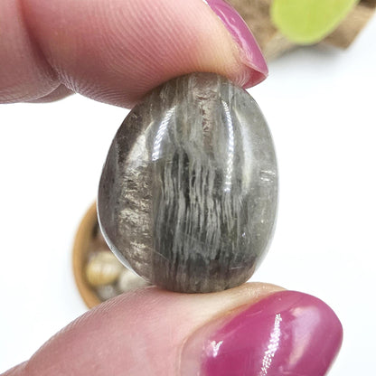 Thousand Layer Garden Quartz (Lodolite) Tumble Stones – Manifestation, Growth & Spiritual Journey Crystal, 2-3cm