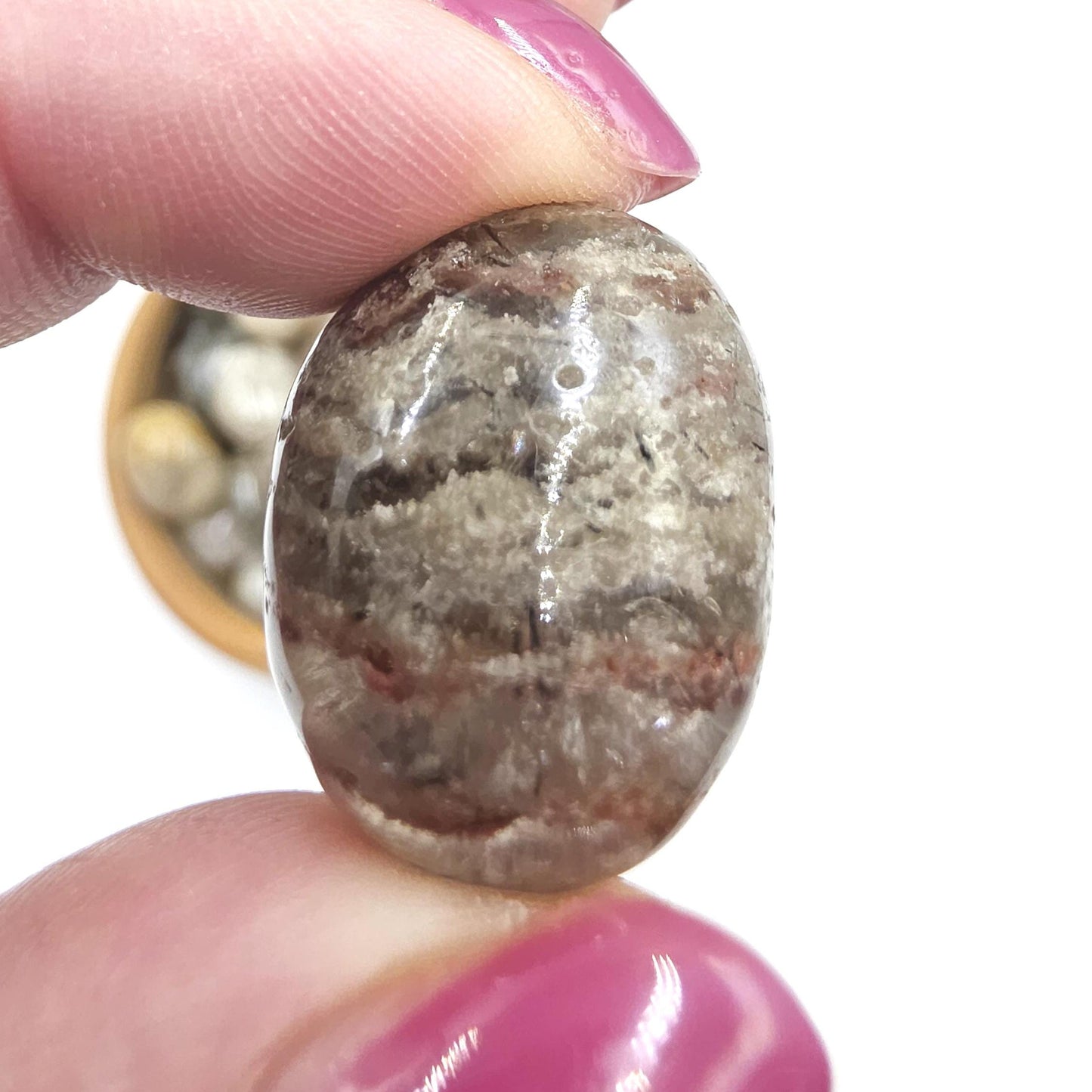 Thousand Layer Garden Quartz (Lodolite) Tumble Stones – Manifestation, Growth & Spiritual Journey Crystal, 2-3cm