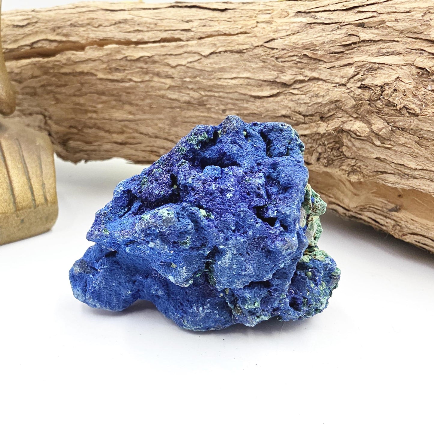 Raw Azurite Specimen – Intuition, Insight & Third Eye Chakra Crystal, 100g