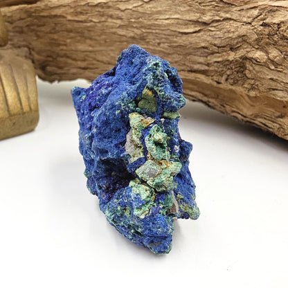 Raw Azurite Specimen – Intuition, Insight & Third Eye Chakra Crystal, 100g