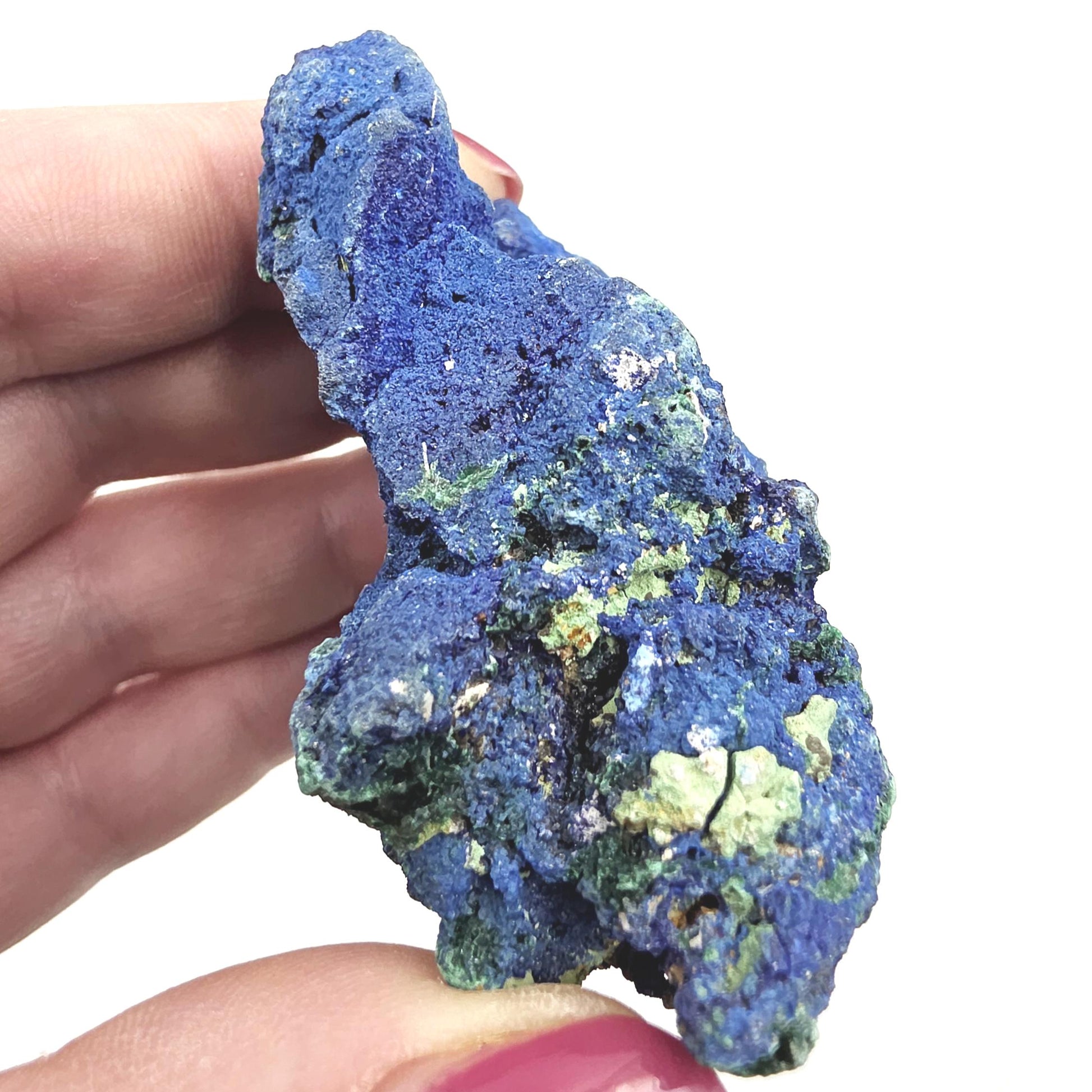 Raw Azurite Specimen – Intuition, Insight & Third Eye Chakra Crystal, 100g