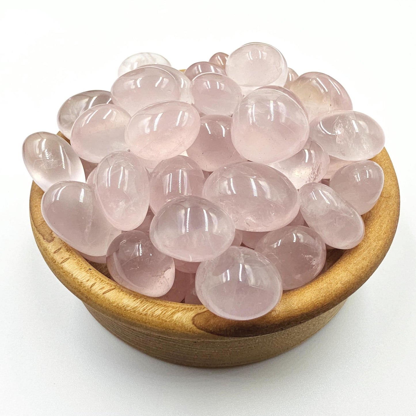 Gemmy Rose Quartz Pebble Tumble Stones – Love, Emotional Healing & Heart Chakra Crystal, 1-2cm